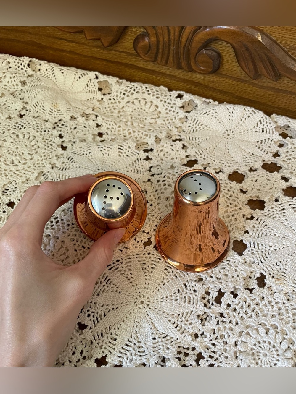 Coppercraft Guild Copper Salt & Pepper Shakers - Picture 4 of 11